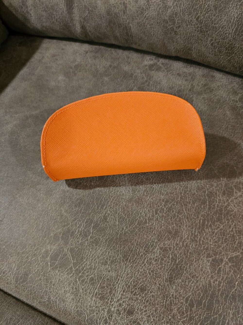 NEW Tory Burch Orange Eyeglasses / Sunglasses Case - Picture 3 of 4